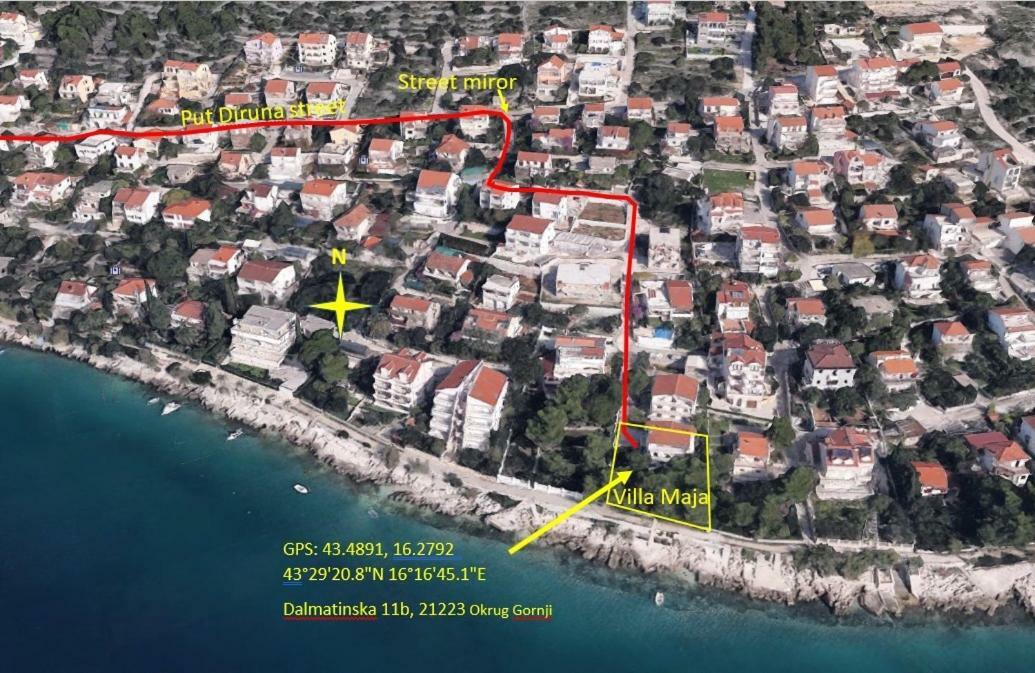 Villa Maja Trogir Exteriör bild